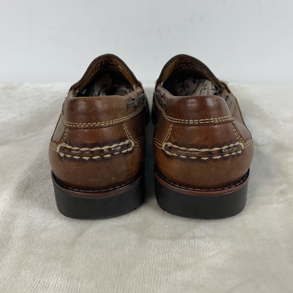 Mens Bass Classic Penny Loafers in Rich Brown - Picture 7 of 12